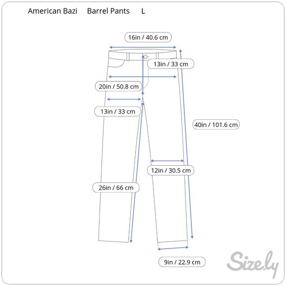 American Bazi Pink Barrel Pants L High-Rise Relaxed Fit Color-Washed NWT - Picture 11 of 11